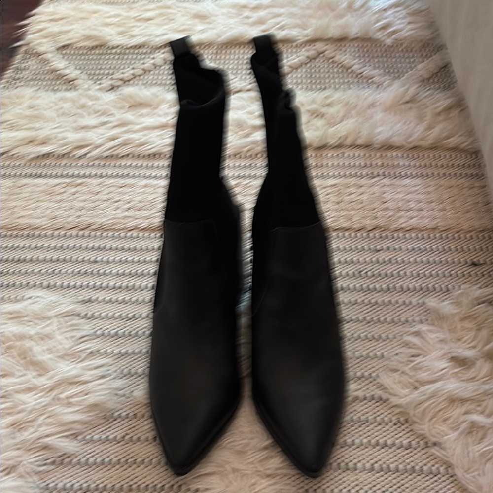 Steve Madden Black Ankle Booties